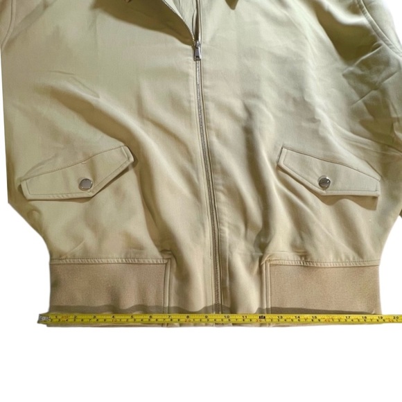 WEWOREWHAT | Twill Bomber Jacket, Women’s, Color Tan, Oversized Size XS, NWOT - Picture 8 of 12